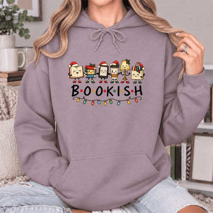 Christmas Bookish Things Softstyle Hoodie | Christmas Gift For Readers Paragon