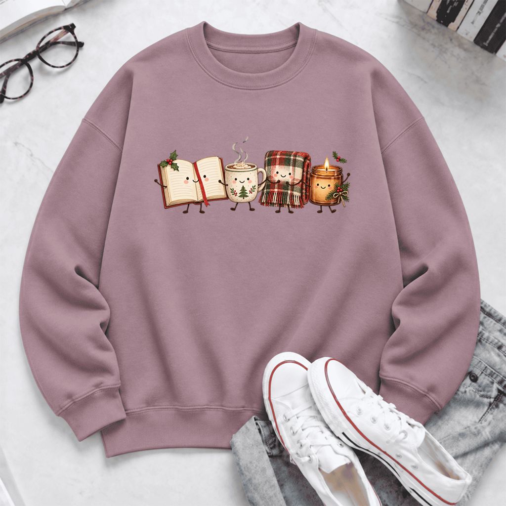 Christmas Cozy Club Softstyle Sweatshirt | Christmas Reader Gift Paragon
