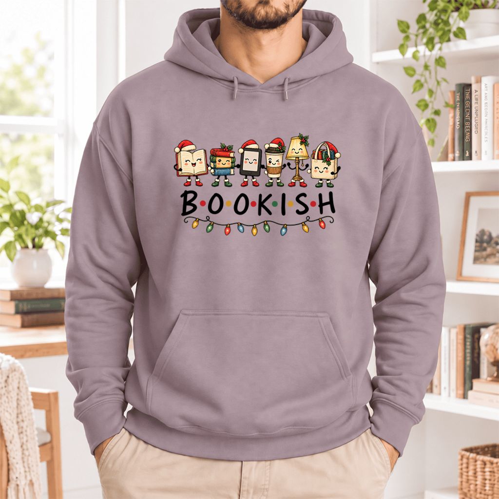 Christmas Bookish Things Softstyle Hoodie | Christmas Gift For Readers Paragon