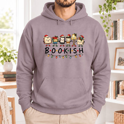 Christmas Bookish Things Softstyle Hoodie | Christmas Gift For Readers Paragon