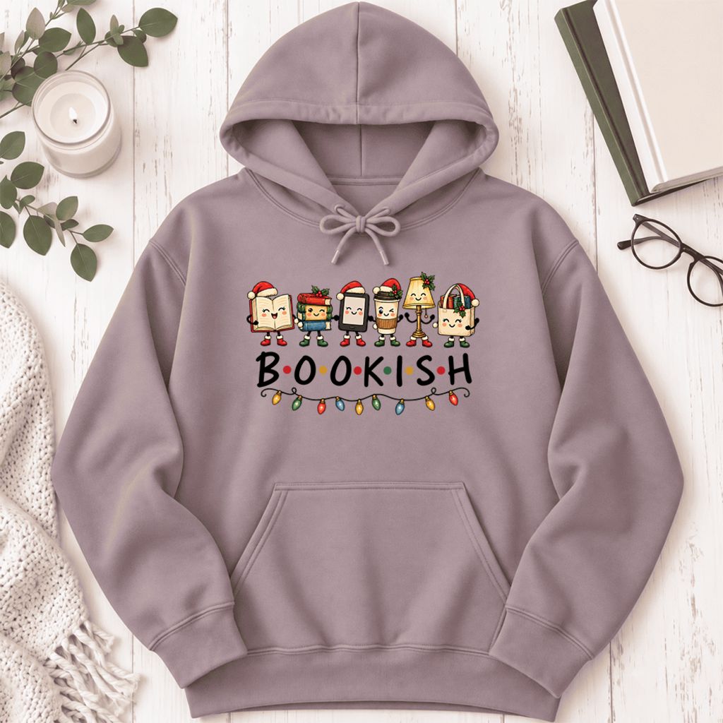 Christmas Bookish Things Softstyle Hoodie | Christmas Gift For Readers Paragon