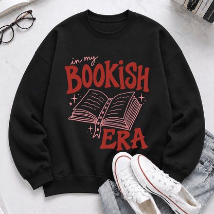In My Bookish Era Crewneck Sweatshirt | Reader Gift Black