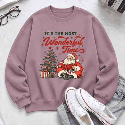 It’S The Most Wonderful Time Softstyle Sweatshirt | Christmas Book Lover Gift Paragon