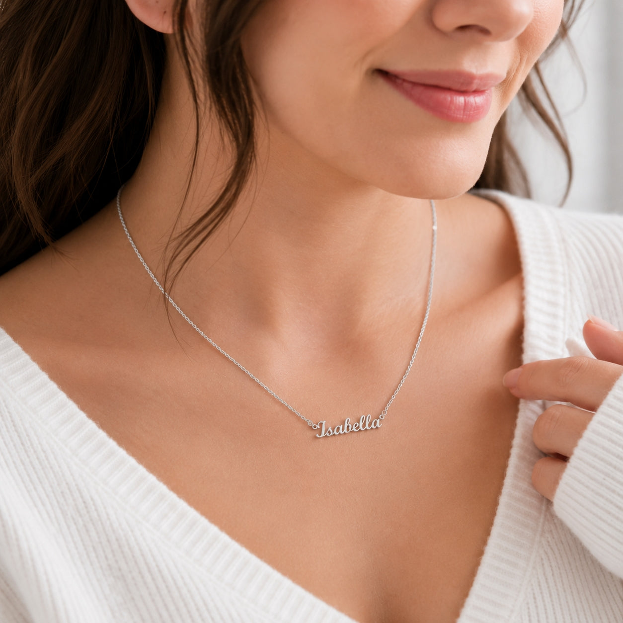 You Could Do Anything Custom Name Stainless Steel Necklace Book Lover Gift Font 1