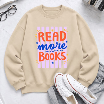 Read More Books Softstyle Sweatshirt | Reader Gift Sand