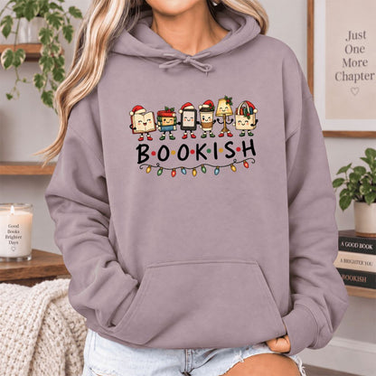 Christmas Bookish Things Softstyle Hoodie | Christmas Gift For Readers Paragon