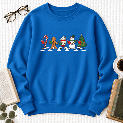 Christmas Reading Parade Softstyle Sweatshirt | Christmas Gift For Readers Royal