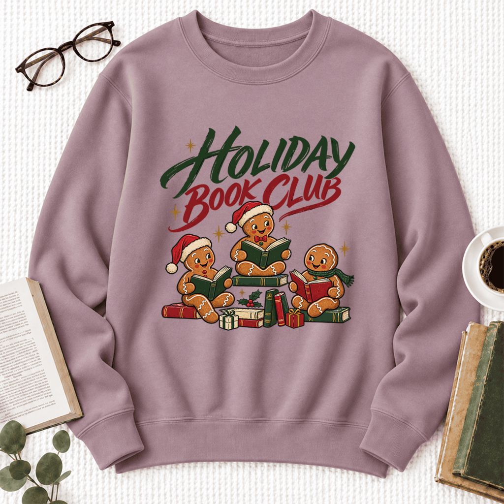 Holiday Book Club Softstyle Sweatshirt | Christmas Book Club Gift Paragon