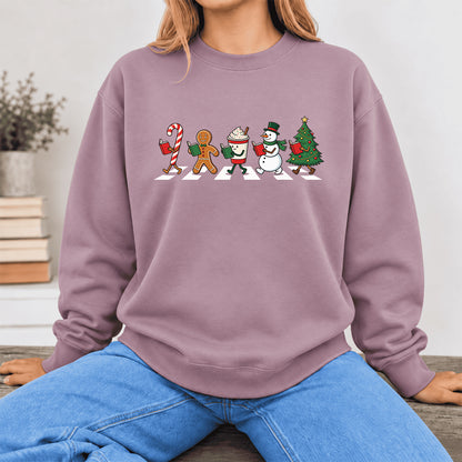Christmas Reading Parade Softstyle Sweatshirt | Christmas Gift For Readers Paragon
