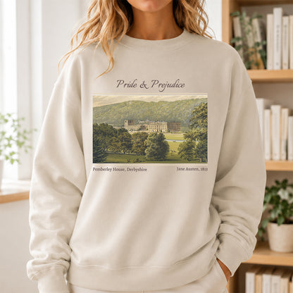 Pride And Prejudice Crewneck Sweatshirt | Reader Gift Sand