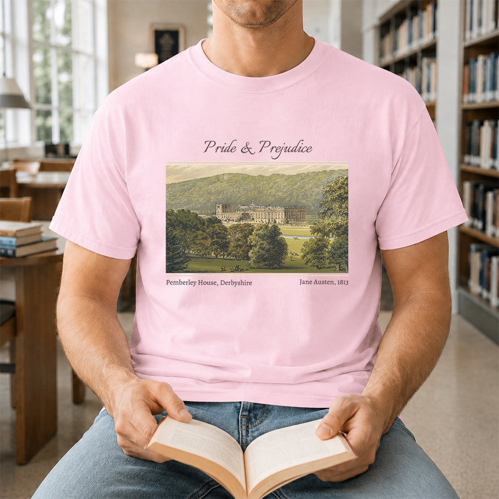 Pride And Prejudice Softstyle T-Shirt | Book Lover Gift Light Pink