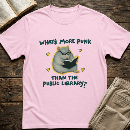 What's More Punk Softstyle T-Shirt | Book Lover Gift Light Pink
