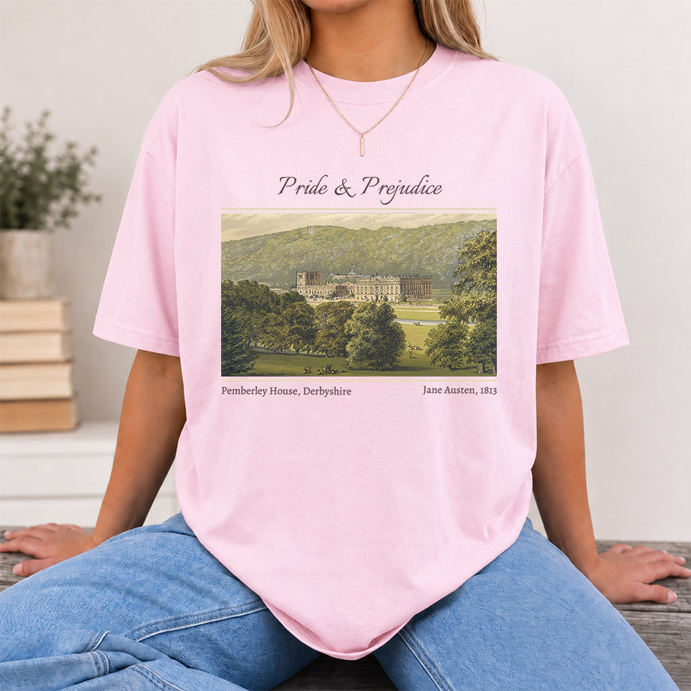 Pride And Prejudice Softstyle T-Shirt | Book Lover Gift Light Pink