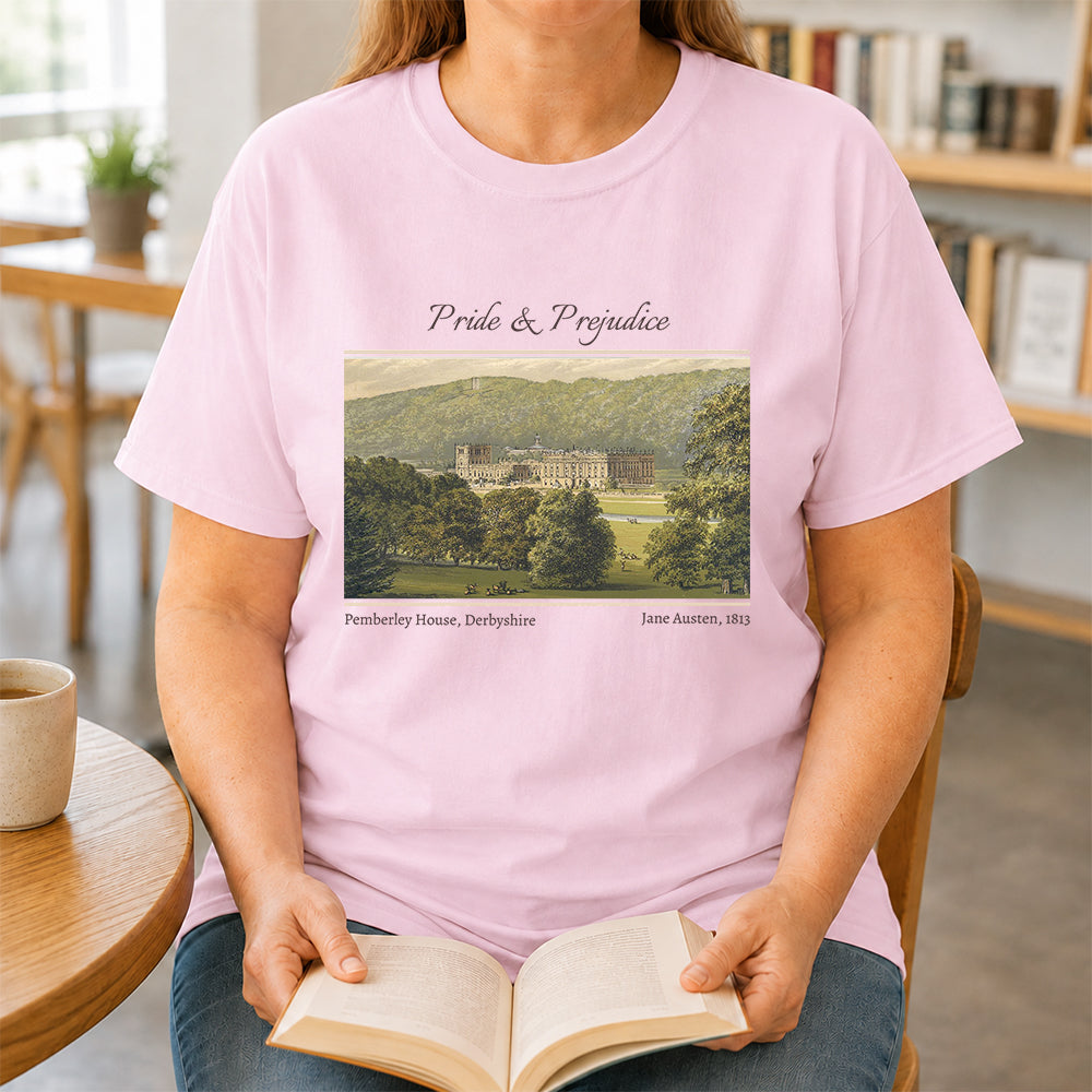 Pride And Prejudice Softstyle T-Shirt | Book Lover Gift Light Pink