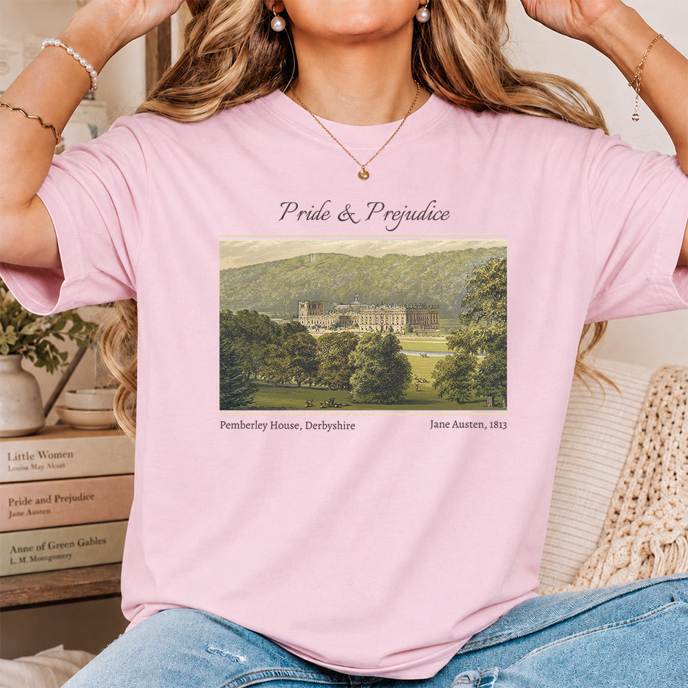 Pride And Prejudice Softstyle T-Shirt | Book Lover Gift Light Pink