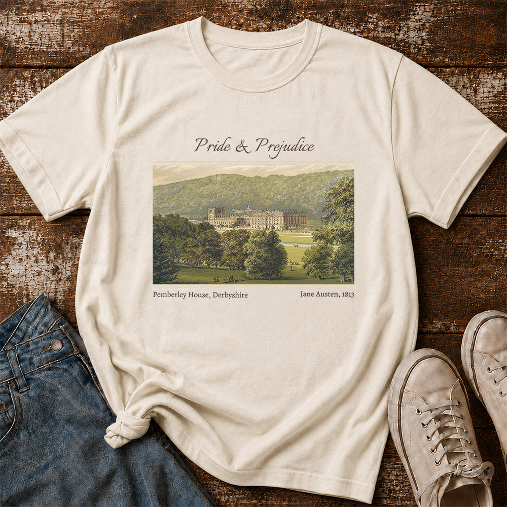 Pride And Prejudice Softstyle T-Shirt | Book Lover Gift Natural