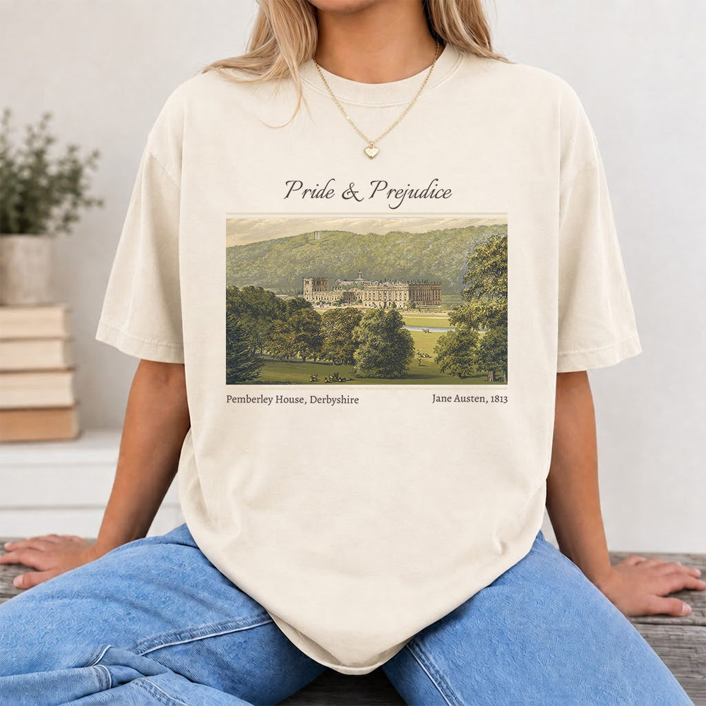 Pride And Prejudice Softstyle T-Shirt | Book Lover Gift Natural