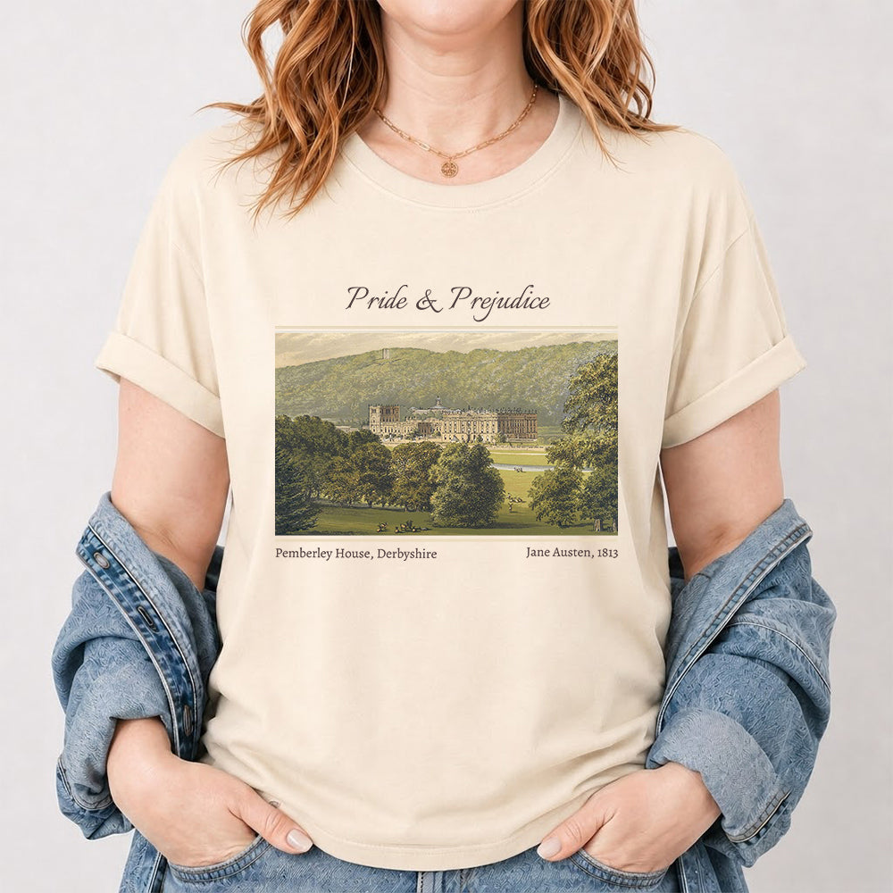 Pride And Prejudice Softstyle T-Shirt | Book Lover Gift Natural