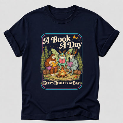 Cryptid Book Club Softstyle T-Shirt | Book Lover Gift Navy