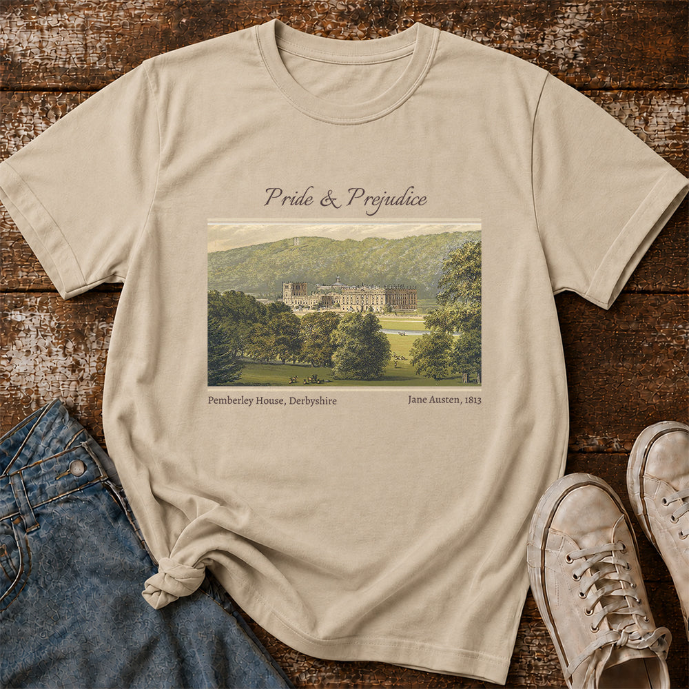 Pride And Prejudice Softstyle T-Shirt | Book Lover Gift Sand