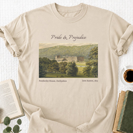 Pride And Prejudice Softstyle T-Shirt | Book Lover Gift Sand