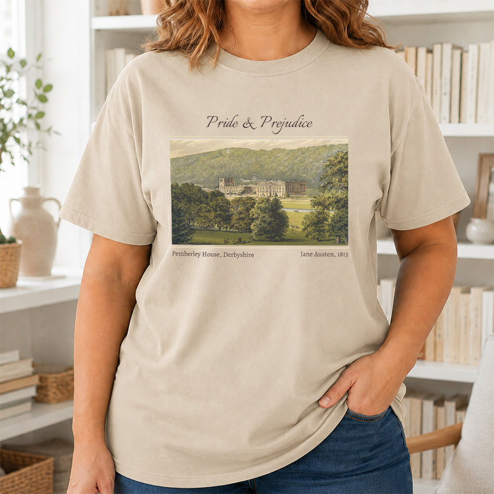 Pride And Prejudice Softstyle T-Shirt | Book Lover Gift Sand