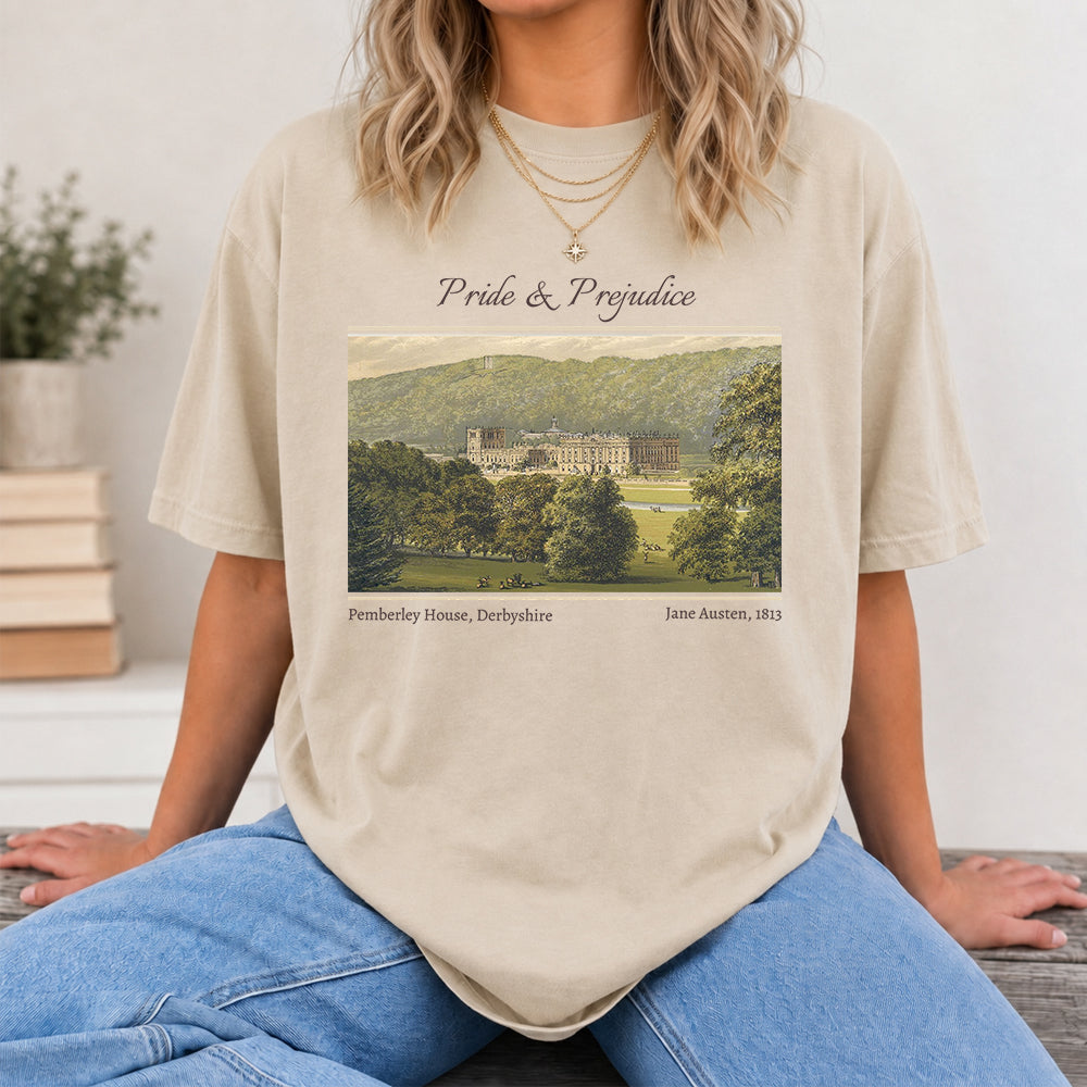 Pride And Prejudice Softstyle T-Shirt | Book Lover Gift Sand
