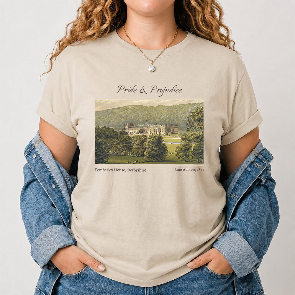 Pride And Prejudice Softstyle T-Shirt | Book Lover Gift Sand