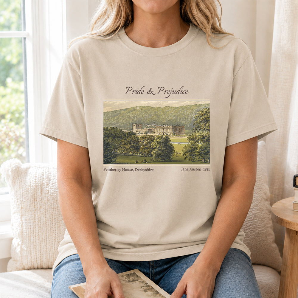 Pride And Prejudice Softstyle T-Shirt | Book Lover Gift Sand
