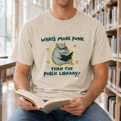 What's More Punk Softstyle T-Shirt | Book Lover Gift Sand